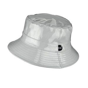 C.C FOLDABLE WATERPROOF RAIN BUCKET HAT - GRAY